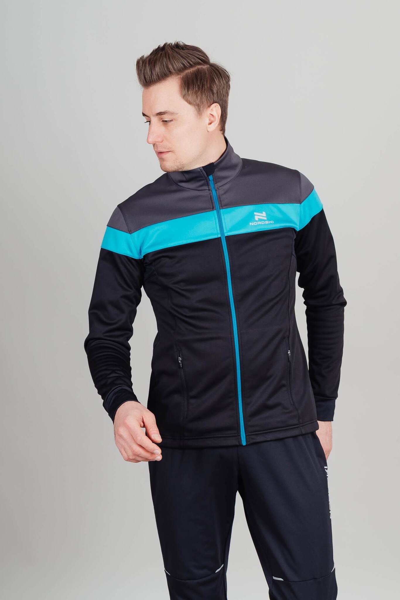 Утепленный лыжный костюм мужской Nordski Drive Active black - 2
