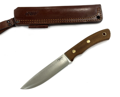 Нож Praiter, N690 конв., микарта койот, 246.2150