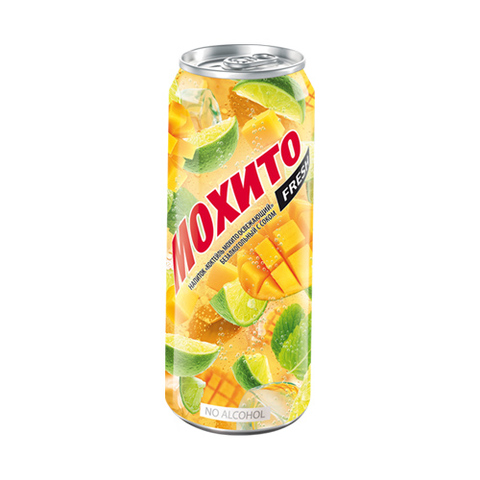 Коктейль МОХИТО ж/б 0,5л Манго