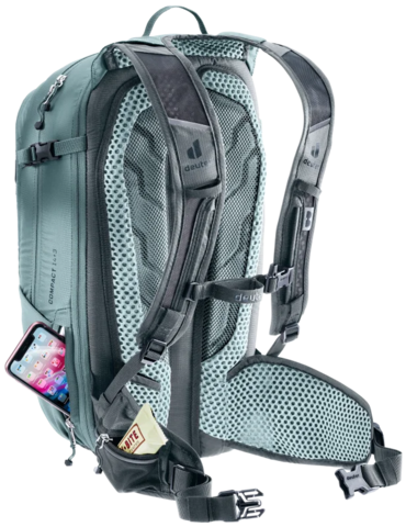 Картинка рюкзак велосипедный Deuter Compact 14+3 Graphite/Shale - 4