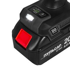Гайковерт аккумуляторный ударный ПУЛЬСАР ГАУ 20-1000Б (20В, 1000Hм, 3/4, 2 акк, 4 Ач, з/устр., кейс) (924-368)