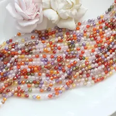 Цирконий кубический (фианит) граненый, микс, 4 мм нить, К192
