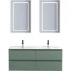 BelBagno KRAFT-1200-4C-SO-VO База под раковину подвесная с фрезерованными ручками по всей длине фасада с чет-мя выкатн. ящ., Еловый Мат., 1200x455x500