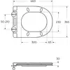 BelBagno BB2801CP-TOR/SC Чаша напольного унитаза со смывом "Торнадо", с сиденьем дюропласт soft close