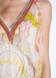 Платье из шелка ROBERTO CAVALLI