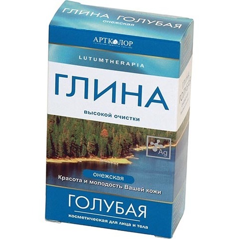 Глина голубая косметическая онежская 100 г - 8