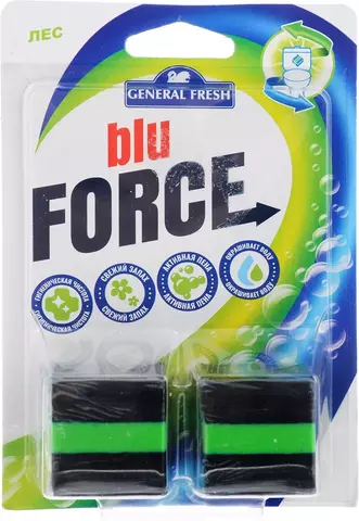 Очиститель-освежитель для смывного бачка General Fresh BLU 1*50г в ассортименте