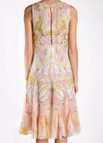 Платье из шелка ROBERTO CAVALLI