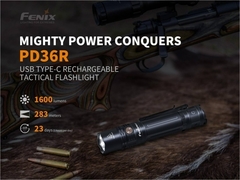 Купить недорого фонарь светодиодный Fenix PD36R, 1600 лм, аккумулятор