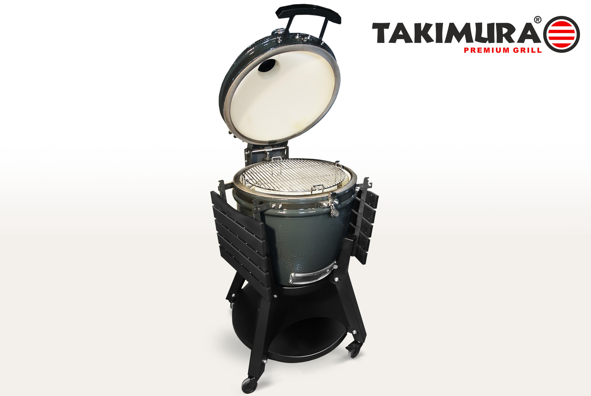 Керамический гриль Takimura 22 дюйма (графит) Артикул: TM22GR Фото №11