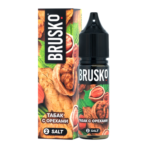 Жидкость BRUSKO Salt (Chubby) 2% 35 ml - Табак с орехами