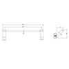 Gessi Ovale 25700#299 Полотенцедержатель 45см, цвет: Black XL