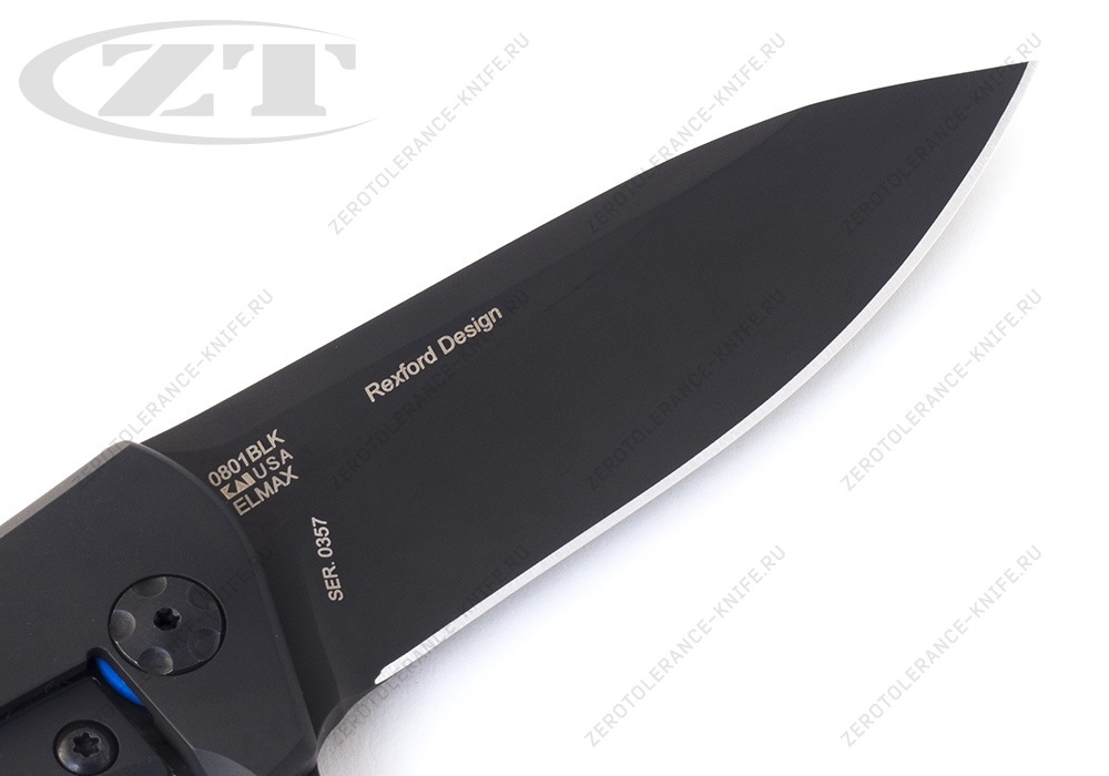 Нож Zero Tolerance 0801Blk Rexford - фотография 
