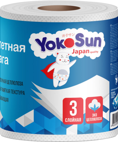Туалетная бумага Yokosun, рулон 40 м