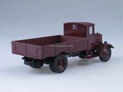 YaG-5 Yaroslavl truck plant YaAZ dark red 1:43 Nash Avtoprom