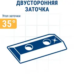 Нож для рубанка ПРАКТИКА 102 мм х 5,5 мм, твердосплавный (2 шт.) (773-798)