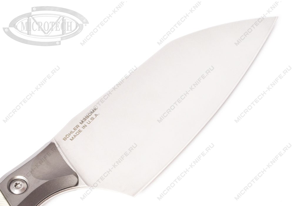 Нож Microtech Kitchen Santoku Bolster Ivory G-10 3200B-10IV