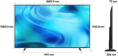 Телевизор LED Samsung 85" UE85U8000HUXPY черный/серый 4K Ultra HD 60Hz DVB-T2 DVB-C DVB-S2 USB WiFi Smart TV (RUS)