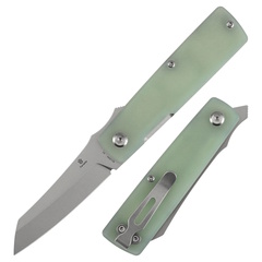 Фото Складной нож Tenable Higonokami, сталь D2, рукоять G10, Jade