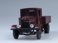 YaG-5 Yaroslavl truck plant YaAZ dark red 1:43 Nash Avtoprom