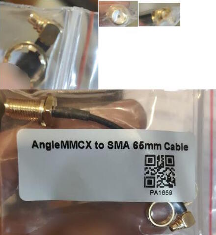 Переходник Foxeer 65mm Angle MMCX to SMA SKU:PA1659