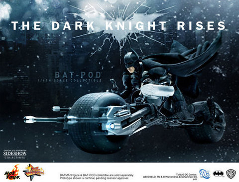 Машина Бэтмена Бэт Под из фильма Темный рыцарь Hot Toys 1/6