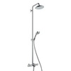 Hansgrohe Croma 27223000 Душевая система с термостатом и изливом внешнего монтажа 158,1 см с верхней лейкой 22х22 см