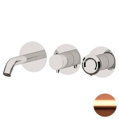 Remer Element ET54D3PRP Встраиваемый смеситель для ванны душа, на 2 выхода, цвет: медь брашированная фото