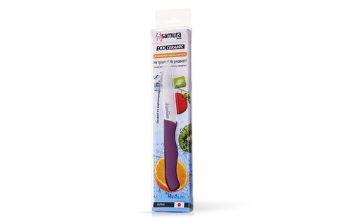 Нож керамический кухонный фрутоножик Samura Eco-Ceramic SIN-0011VL