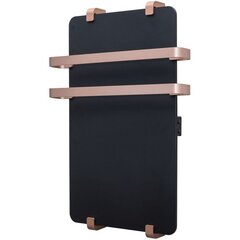 Allen Brau Infinity 325630 Полотенцесушитель электрический с рейлингом и креплением, цвет: чёрный, медь фото