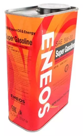Масло моторное ENEOS Super Gasoline SL 5W-30 полусинтетическое 0,94 л