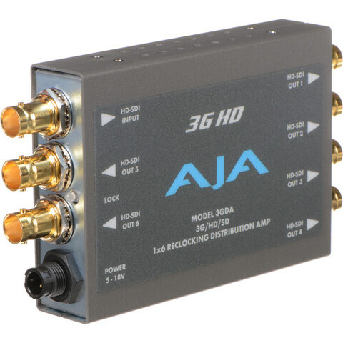 Усилитель AJA 3GDA 3G-SDI 1x6 Reclocking Distribution Amplifier