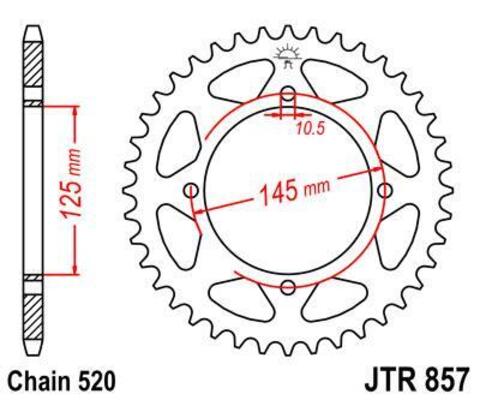 Звезда ведомая JTR857 47