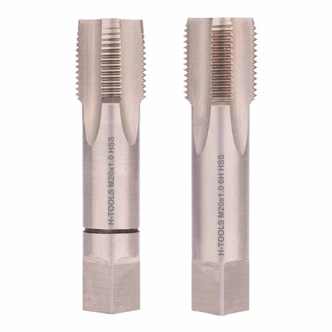 Метчик М20х1,0 (Комплект 2шт) DIN2181 HSS-G 6h 80мм a=12 H-Tools 235201HT