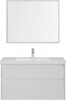 Aquanet 365917 Тумба с раковиной Nova Lite 2.0 110 2 ящ. цв. белый глянец (365917)