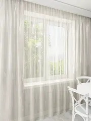 Тюль лен Дождик 260 х 1200 см