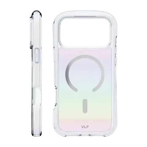 Чехол VLP iPhone 18 Pro Bubble Case с MagSafe перламутровый
