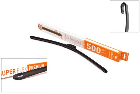 Всесезонная бескаркасная щетка стеклоочистителя (дворник) ClimAir SUPER FLEX PREMIUM 20 Всесезонная бескаркасная щетка стеклоочистителя (дворник) ClimAir SUPER FLEX PREMIUM 20