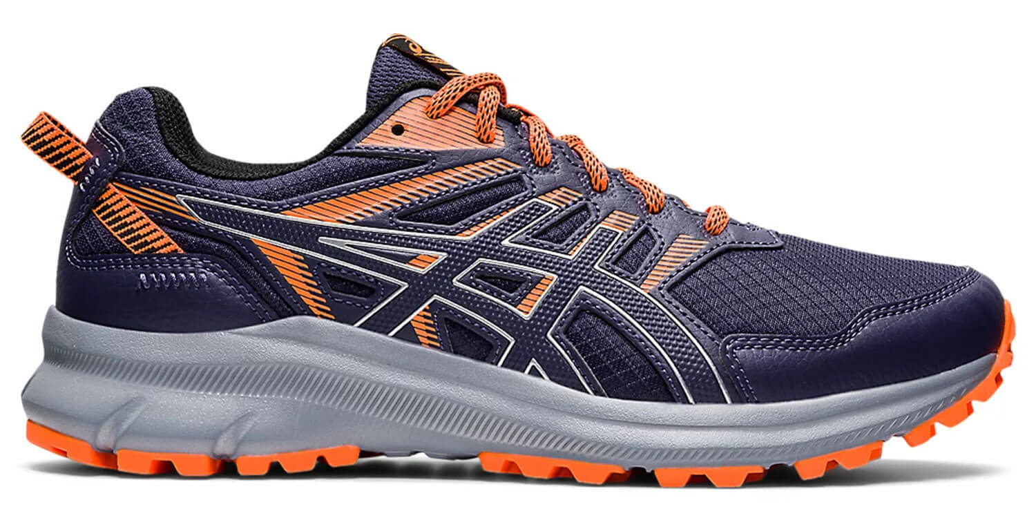 Asics Trail Scout 2 кроссовки для бега мужские серые-оранжевые