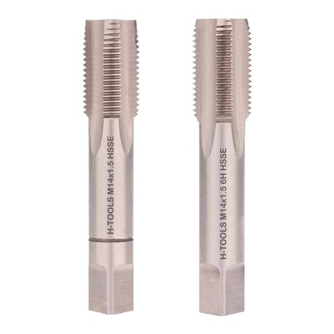 Метчик М14х1,5 (Комплект 2шт) DIN2181 HSSE 6h 70мм a=9,0 H-Tools 235141EHT