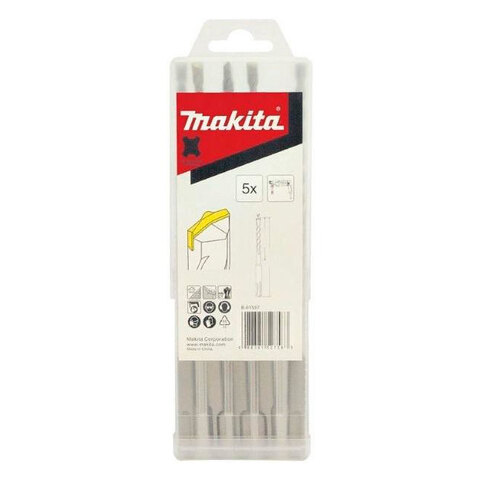 Набор буров по бетону Centering Tip 8х160 мм, 5 шт Makita B-60349