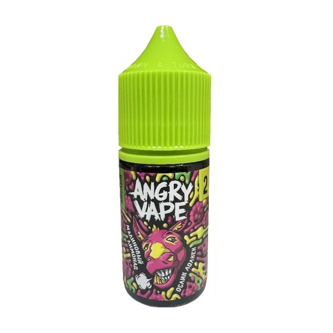 Жидкость Angry Vape Salt 2% 30 ml - Ослик Лолкек (малиновый лимонад)