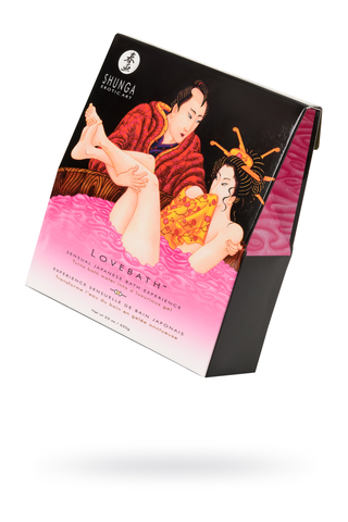 Порошок для принятия ванны Shunga серии LOVEBATH «Фрукты Дракона», розовый, 650 гр