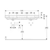 Geberit Smyle Square 500.223.01.1 Раковина двойная 120x48см, белый
