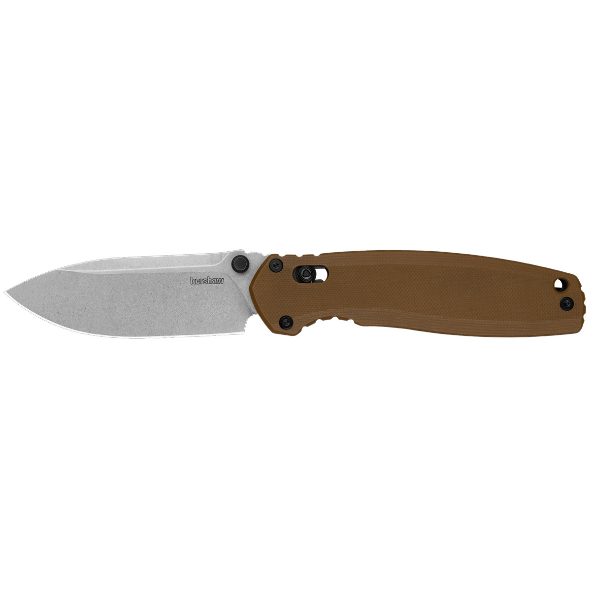 Складной нож KERSHAW Broadside, сталь D2, рукоять коричневый G10