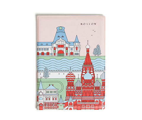 Обложка для паспорта. Дореволюционная Москва