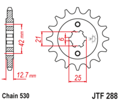 Звезда ведущая JTF288 15