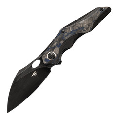 Фото Складной нож Bestech Nogard, сталь M390, Titanium Black/Blue Carbon
