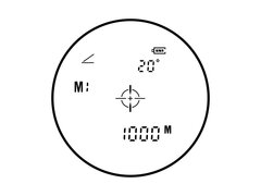 Лазерный дальномер Gaut Emerald S1000, 6х21, до 1000м, ±1м, поле зрения: 7.5°, метры/ярды, угломер, CR2, 905нм, 145г