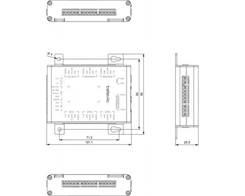 Встраиваемый интерфейс Televic Confidea F-BOX (71.98.0522)
